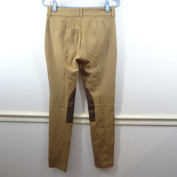 Kevin's Huntress Tan Pants Faux Suede Patches Size 4 Hunting Riding - Picture 6 of 8